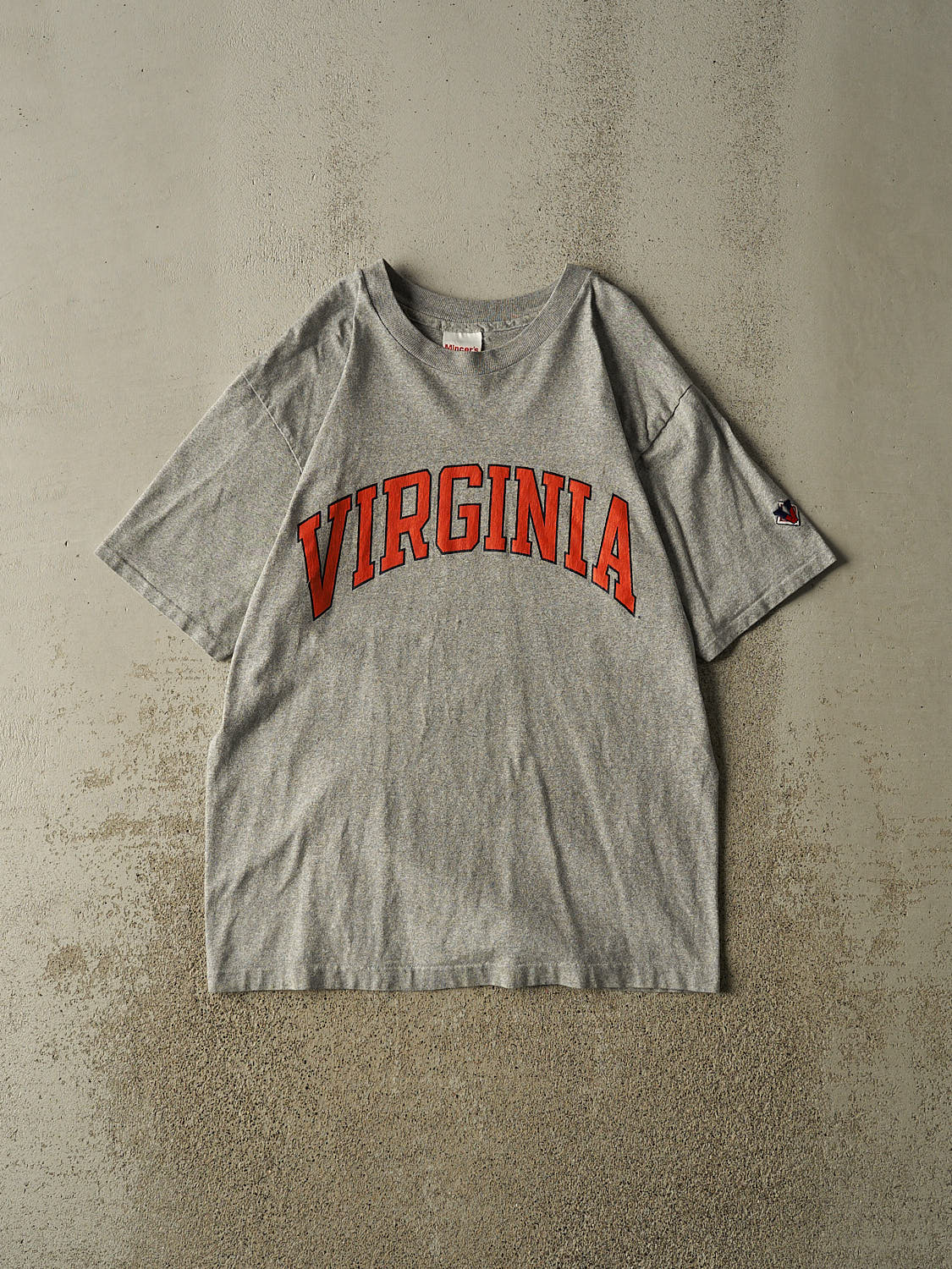 Vintage 90s Grey University of Virginia Single Stitch Tee (L/XL)
