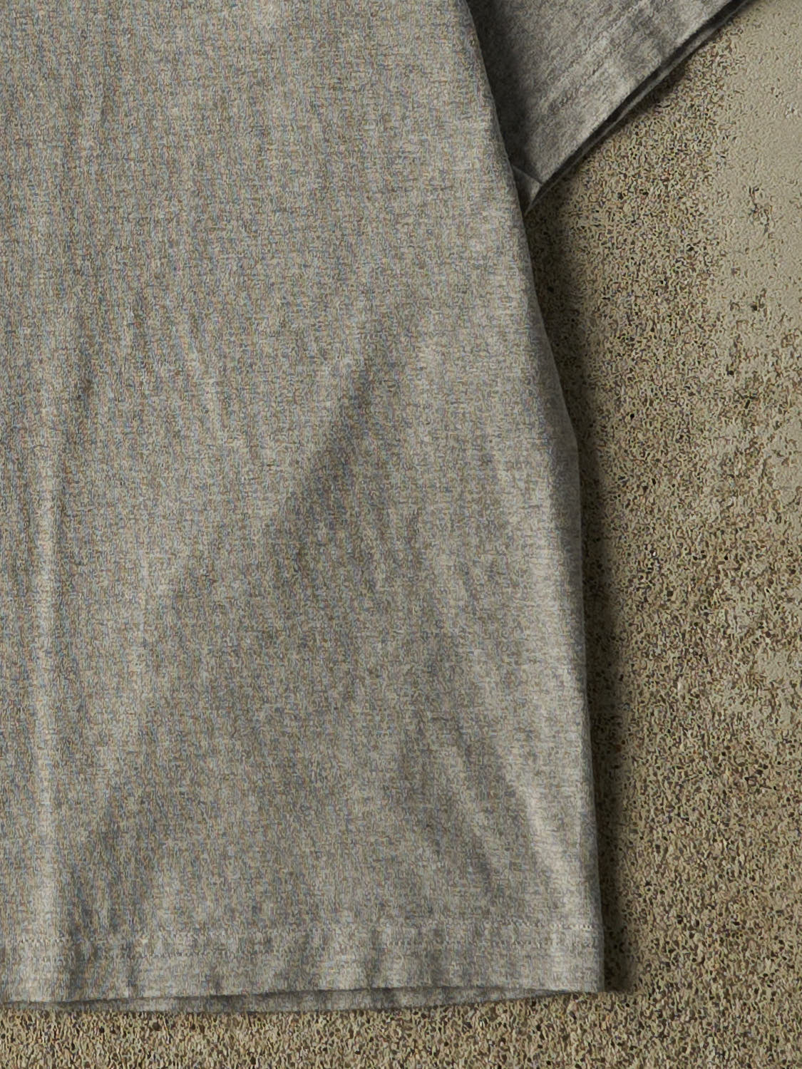 Vintage 90s Grey Adidas Logo Tee (S/M)