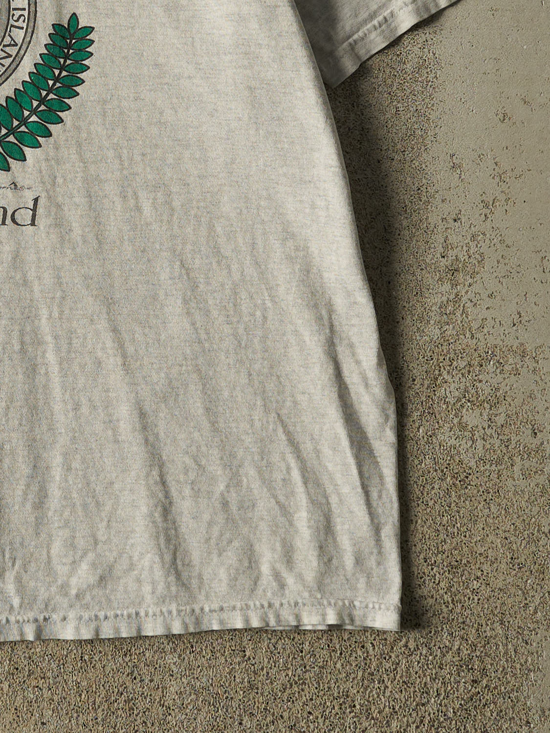 Vintage 90s Heather Grey Scituate Rhode Island Tee (L)