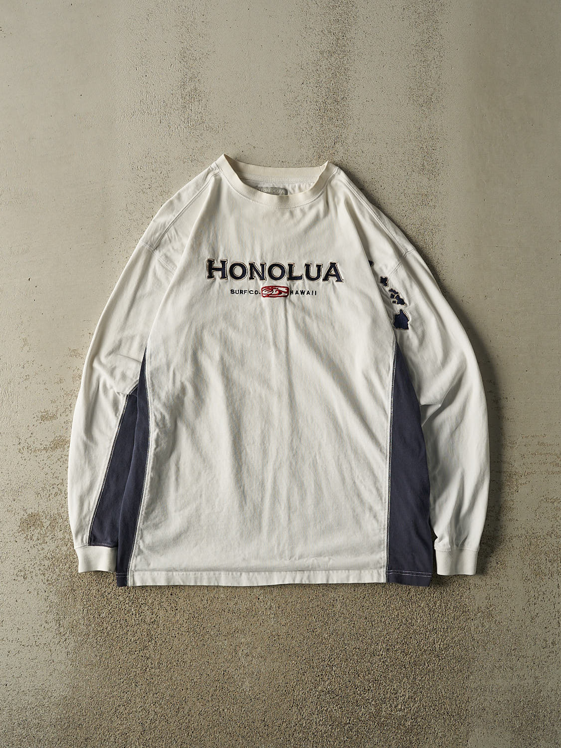 Vintage Y2K White Honolua Hawaii Surf Co Long Sleeve (XL)