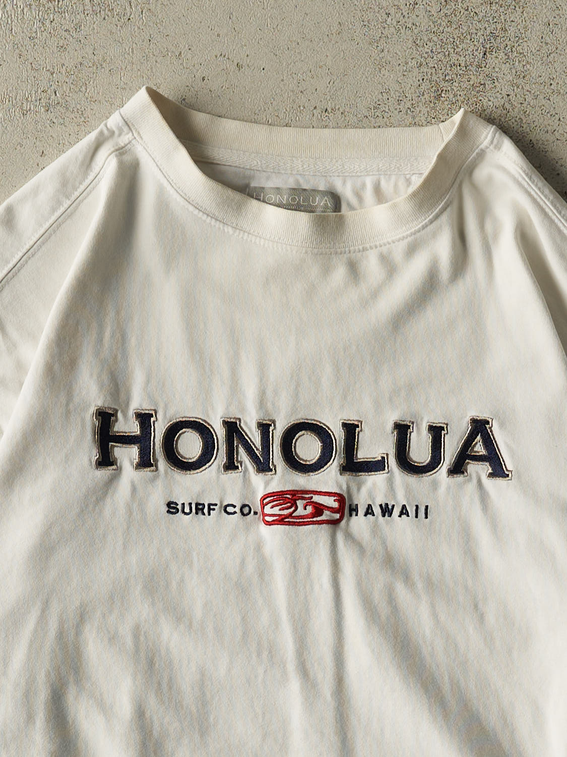 Vintage Y2K White Honolua Hawaii Surf Co Long Sleeve (XL)