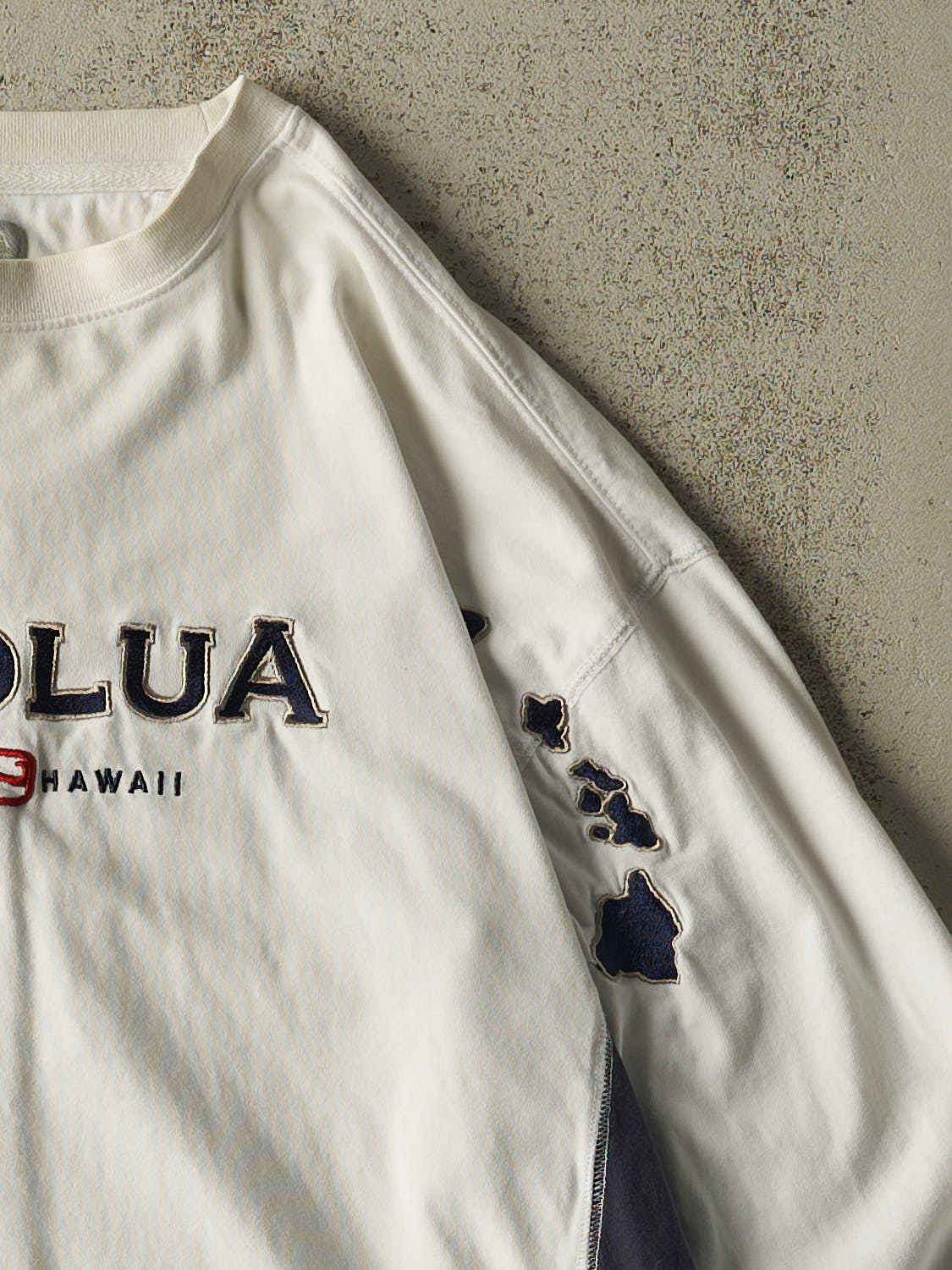 Vintage Y2K White Honolua Hawaii Surf Co Long Sleeve (XL)