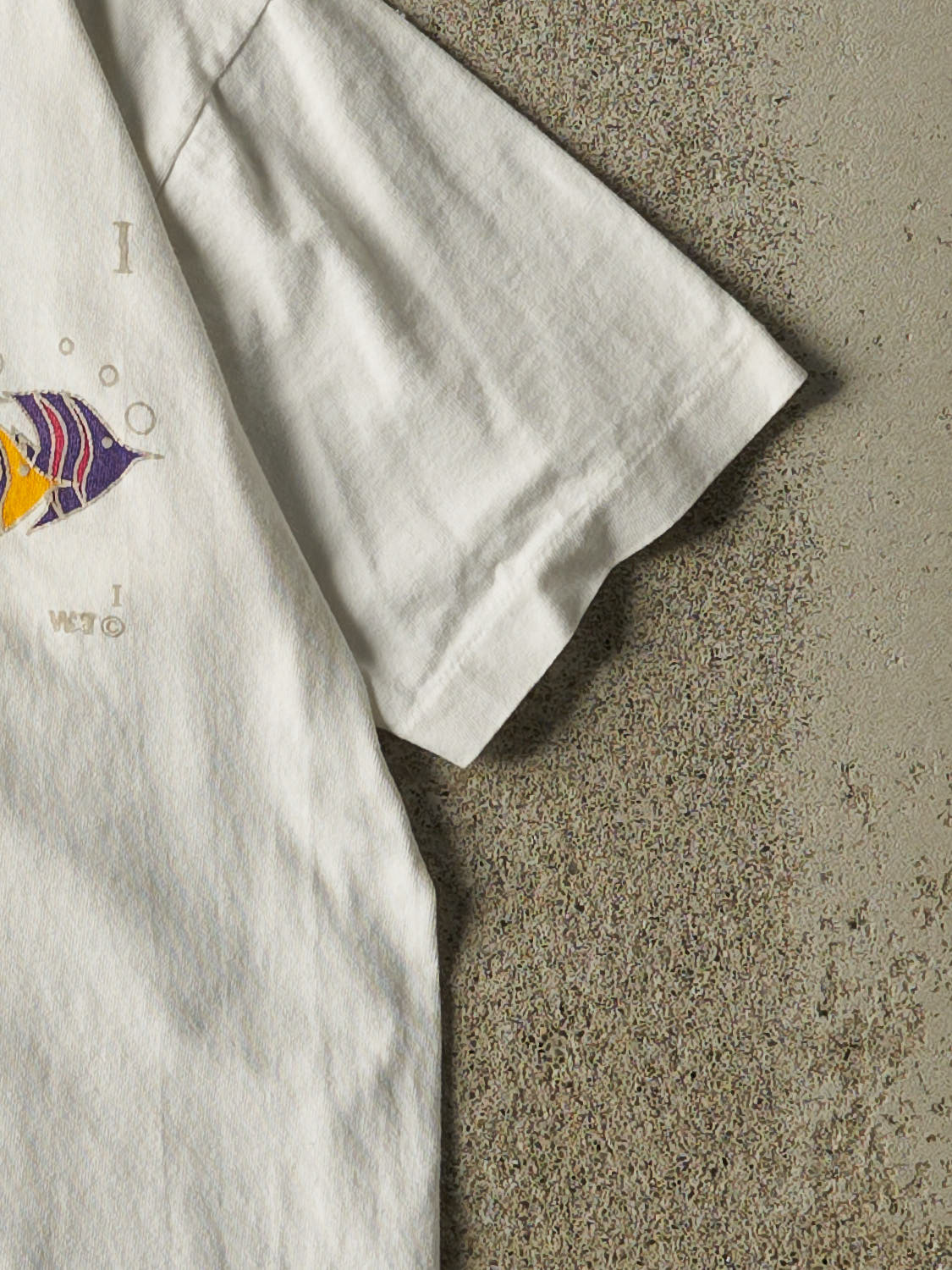 Vintage 90s White Maui Hawaii Tee (S)