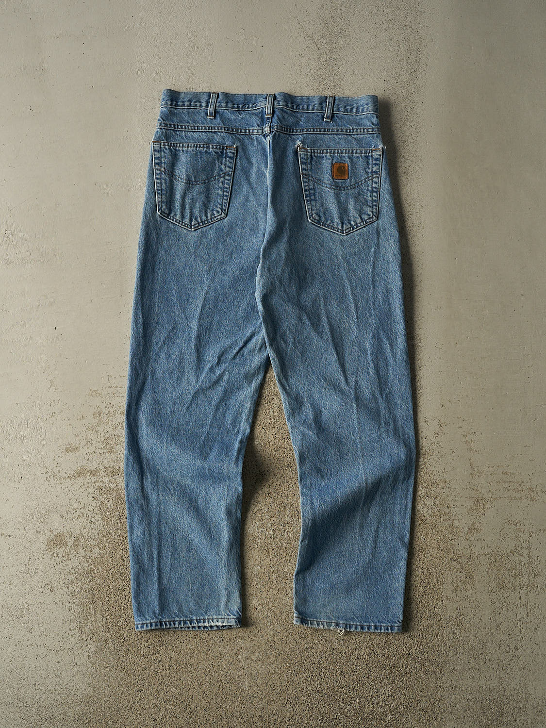 Vintage 90s Mid Wash Carhartt Jeans (35x31.5)