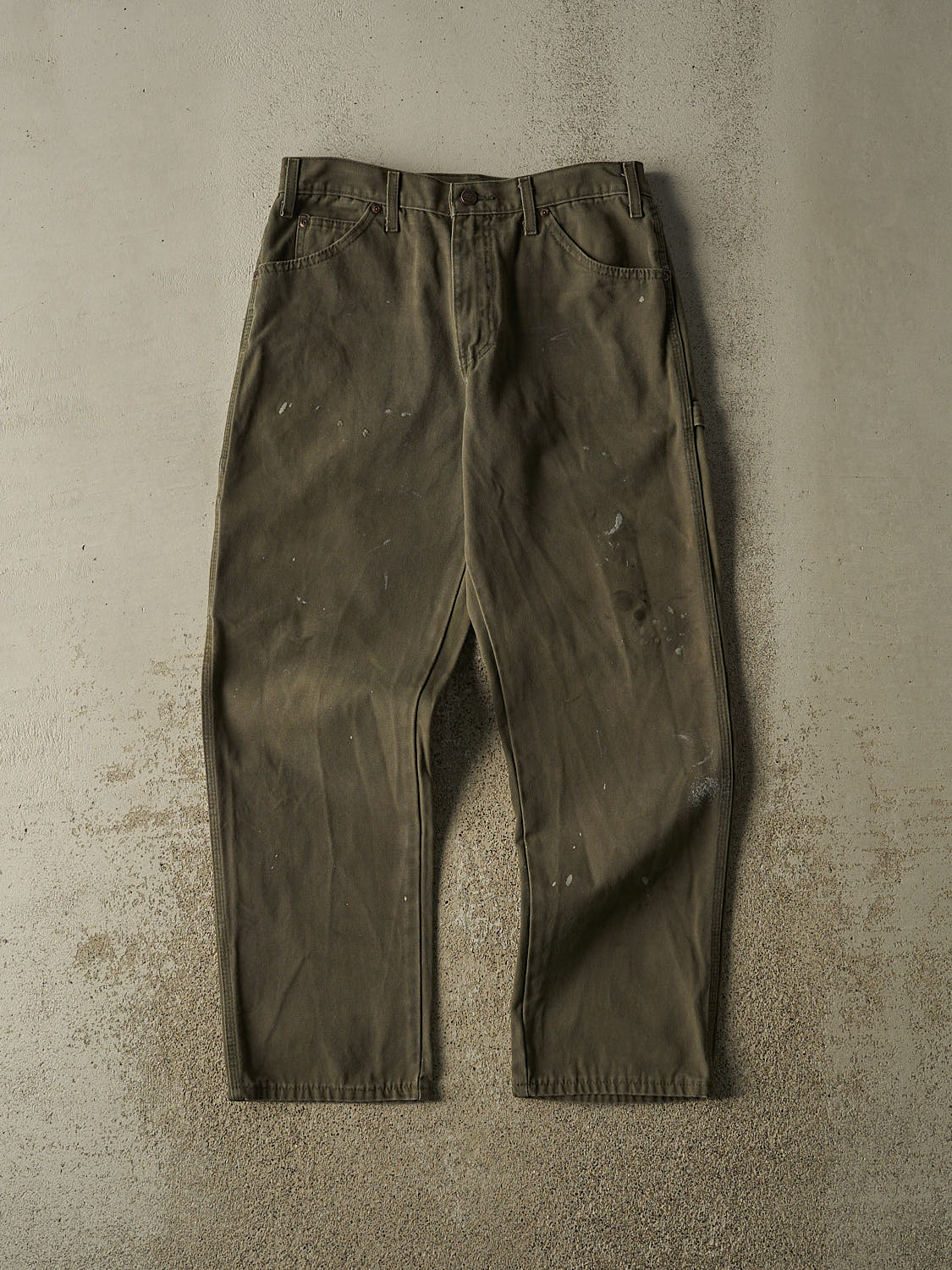 Vintage 90s Green Dickies Carpenter Pants (32x30.5)