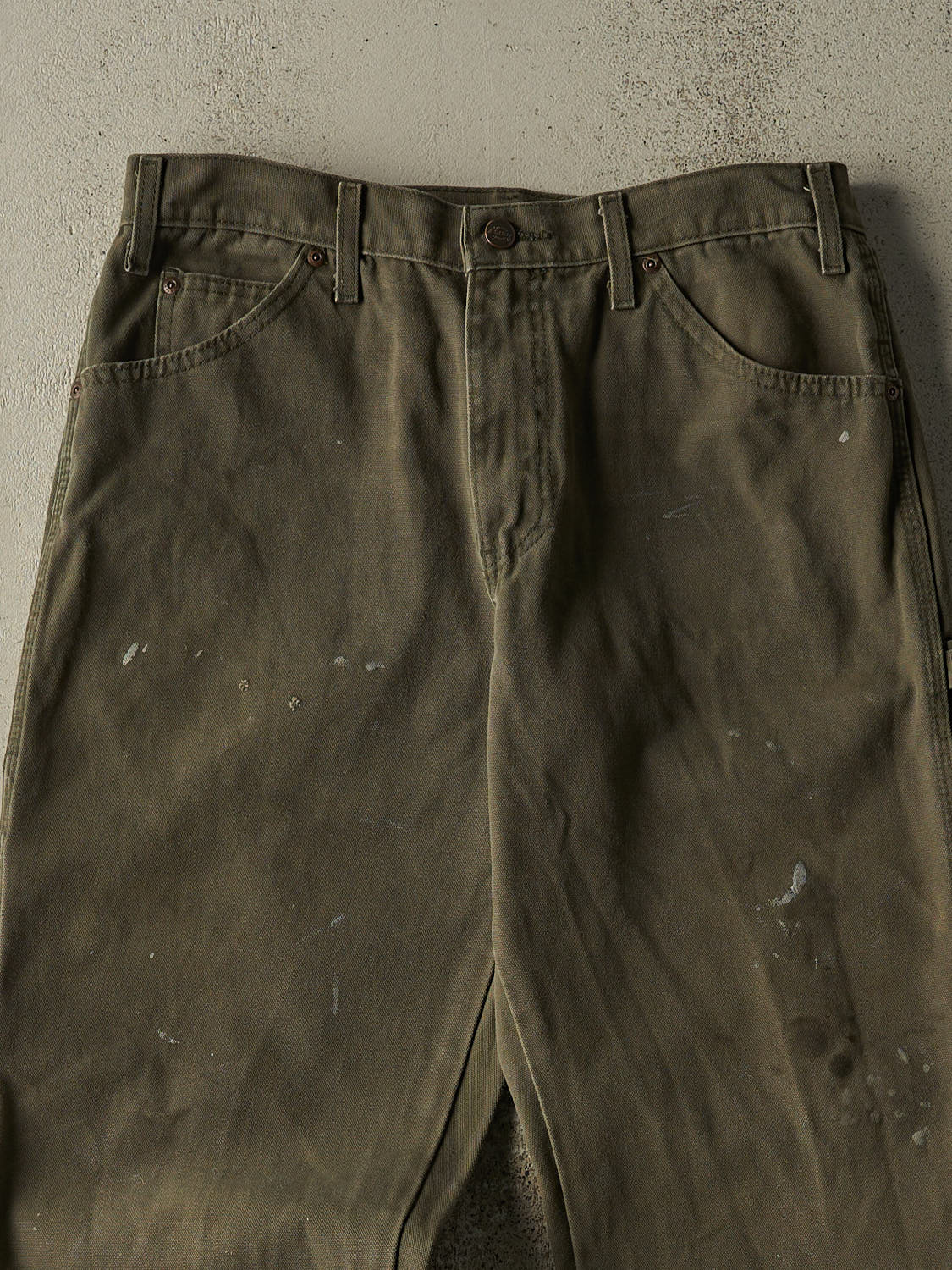 Vintage 90s Green Dickies Carpenter Pants (32x30.5)