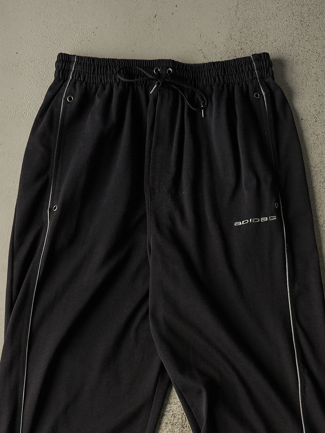 Vintage Y2K Black Adidas Track Pants (32x34)