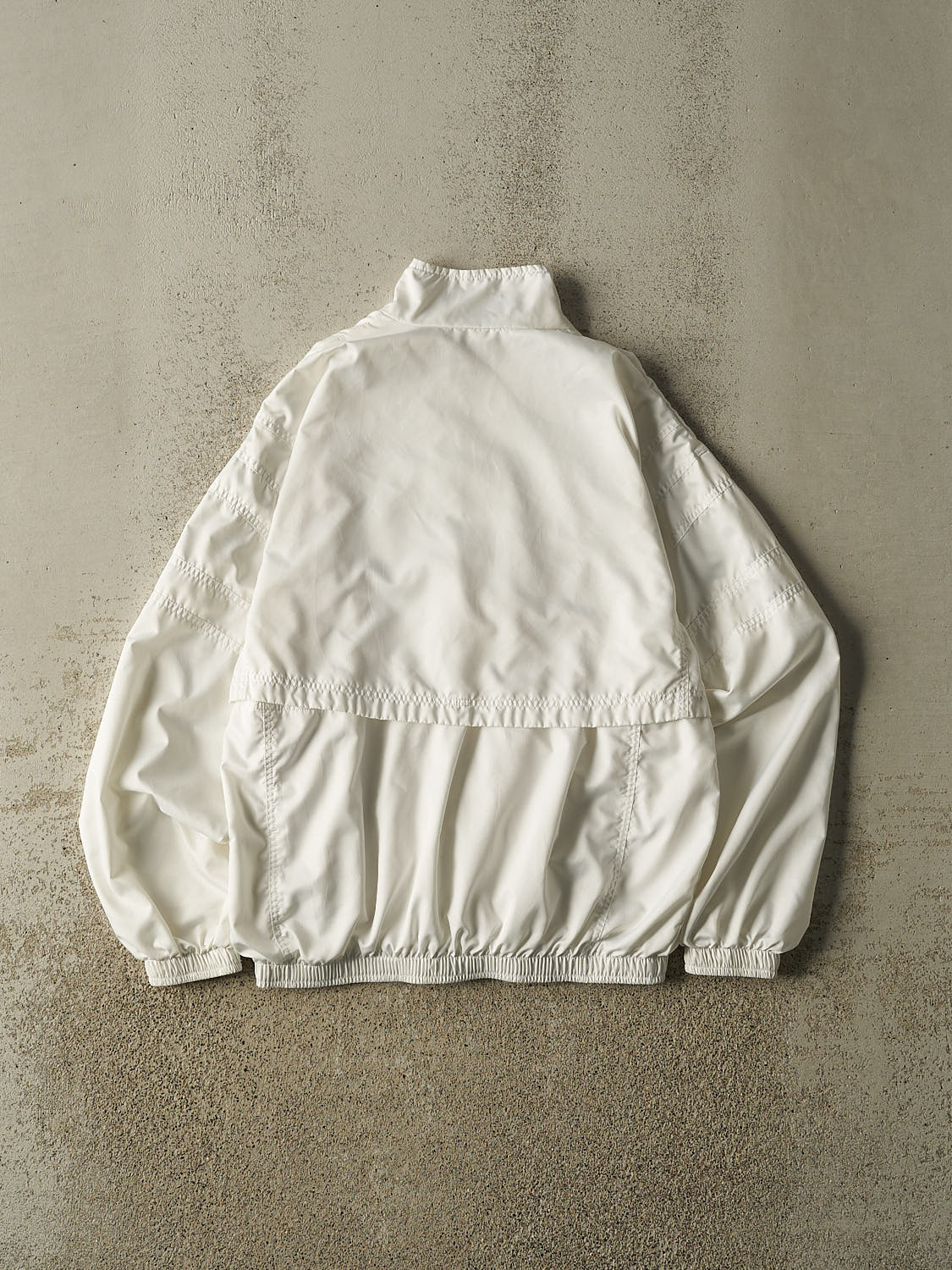 Vintage 90s White Nike Embroidered Windbreaker Jacket (S)