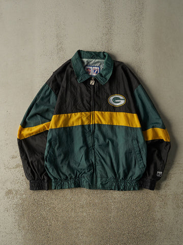 Vintage 90s Green Green Bay Packers Windbreaker Jacket (M/L)