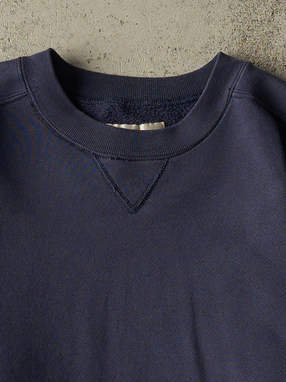 Vintage 90s Navy Blue Russell Athletic x LL Bean Blank Crewneck (S)