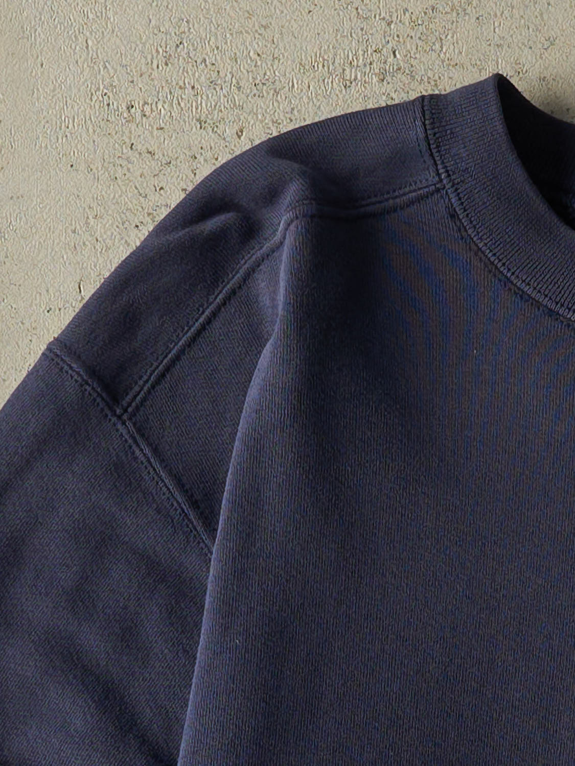 Vintage 90s Navy Blue Russell Athletic x LL Bean Blank Crewneck (S)