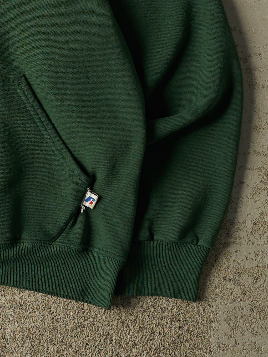 Vintage Y2K Green Russell Athletic Pacific Cascade Hoodie (S/M)