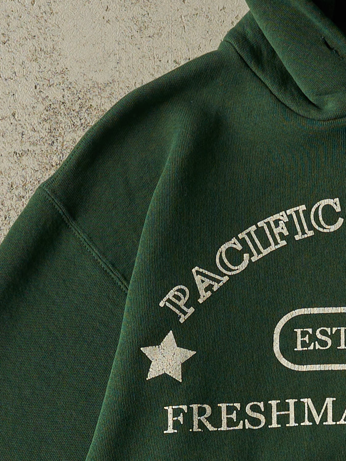 Vintage Y2K Green Russell Athletic Pacific Cascade Hoodie (S/M)