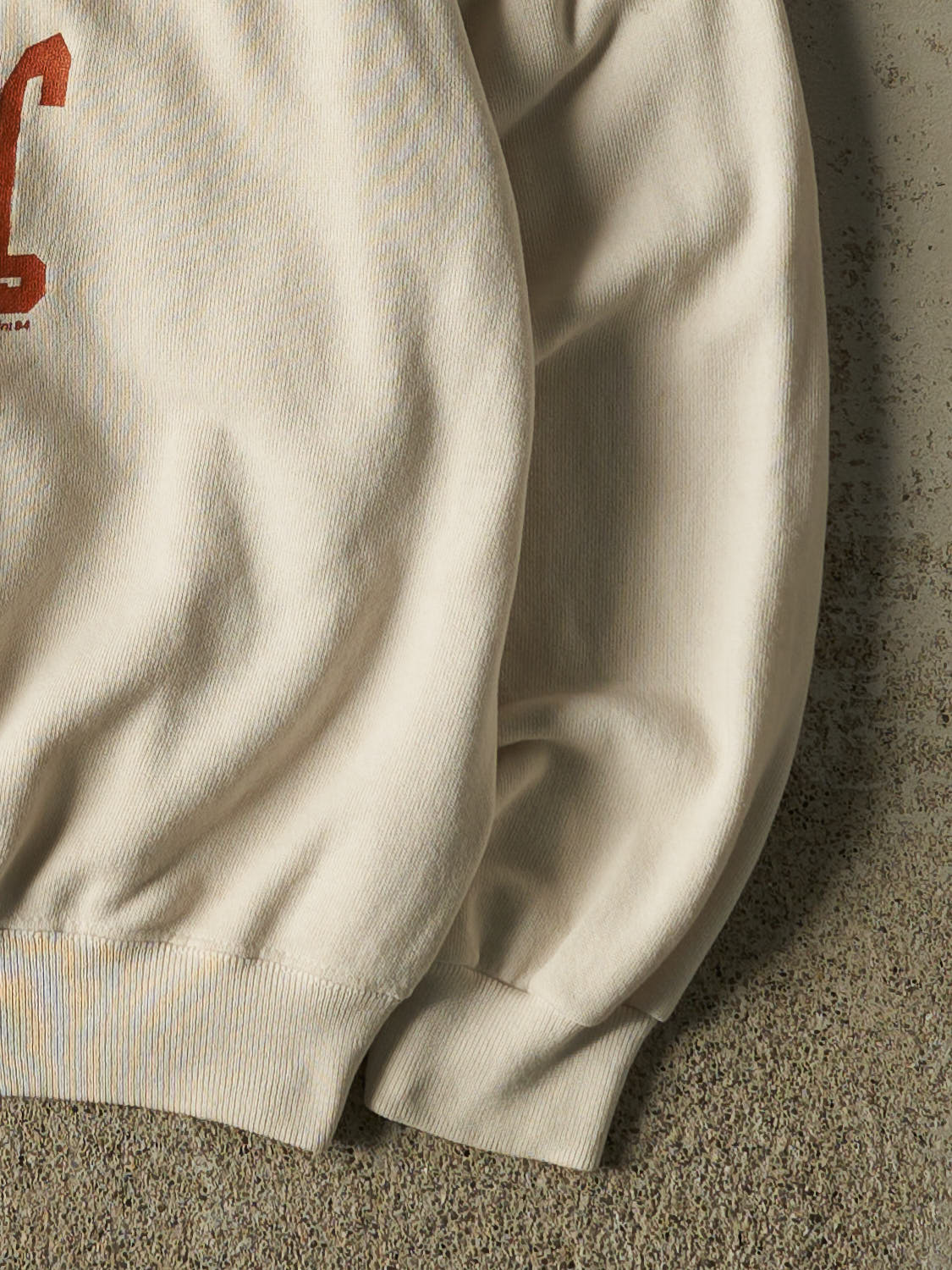 Vintage 84' Beige University of Texas Longhorns Crewneck (M/L)