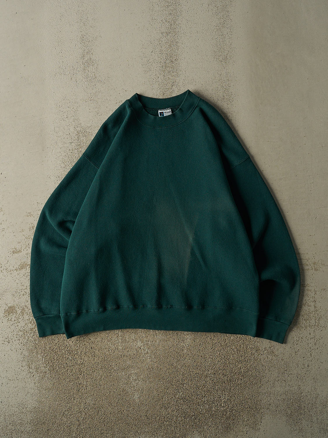 Vintage 90s Green Blank Crewneck (XXL)
