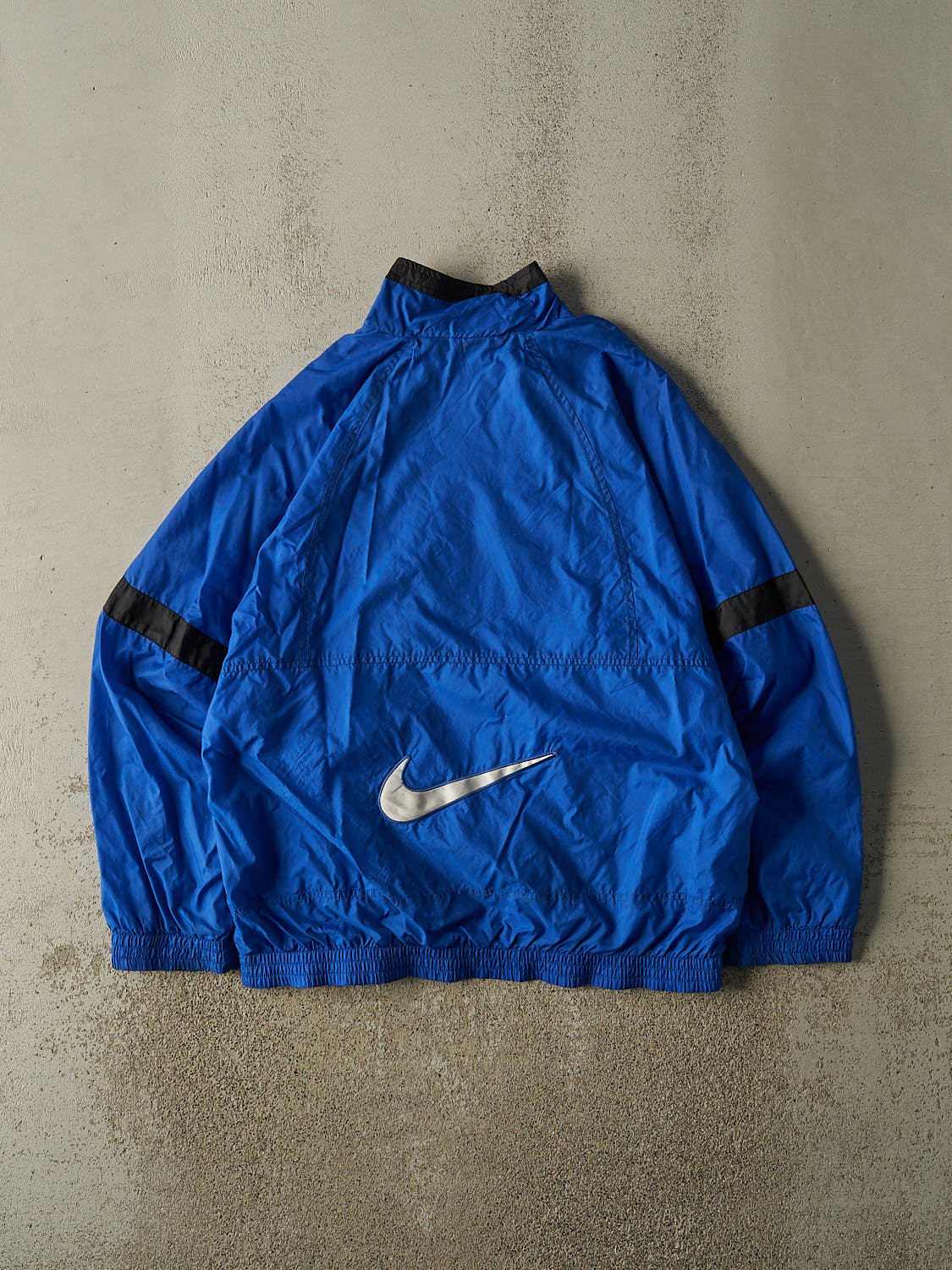 Vintage 90s Blue Nike Zip Up Windbreaker Jacket (L/XL)
