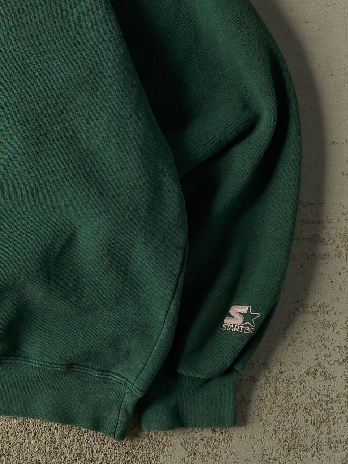 Vintage 90s Sun Faded Green Starter Embroidered Crewneck (XL/XXL)