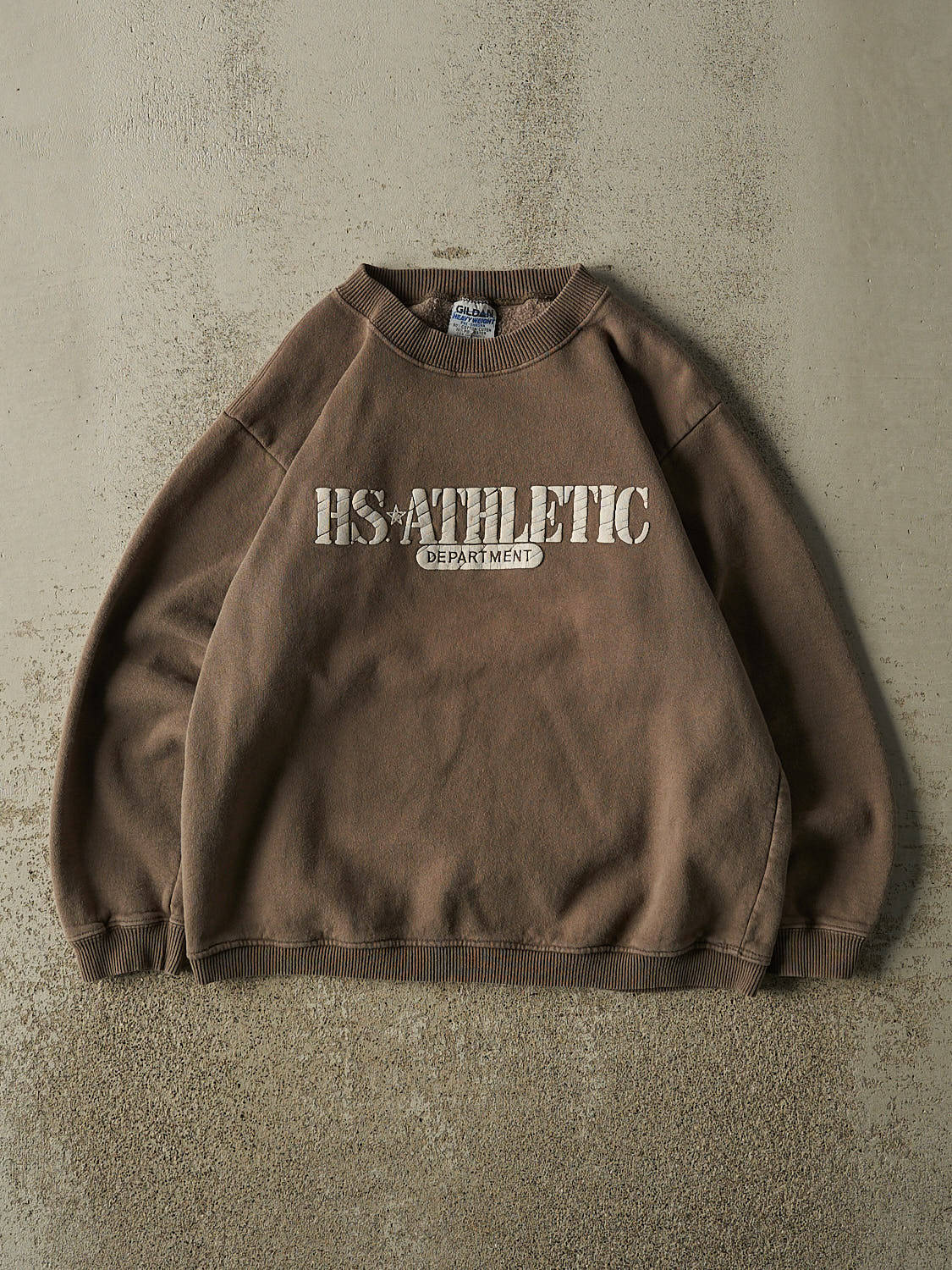 Vintage 90s Washed Green HS Athletic Dept Crewneck (S)