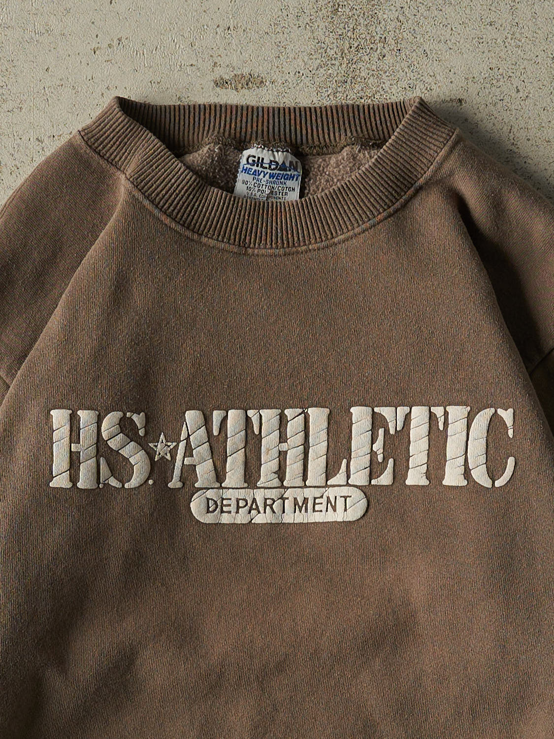 Vintage 90s Washed Green HS Athletic Dept Crewneck (S)