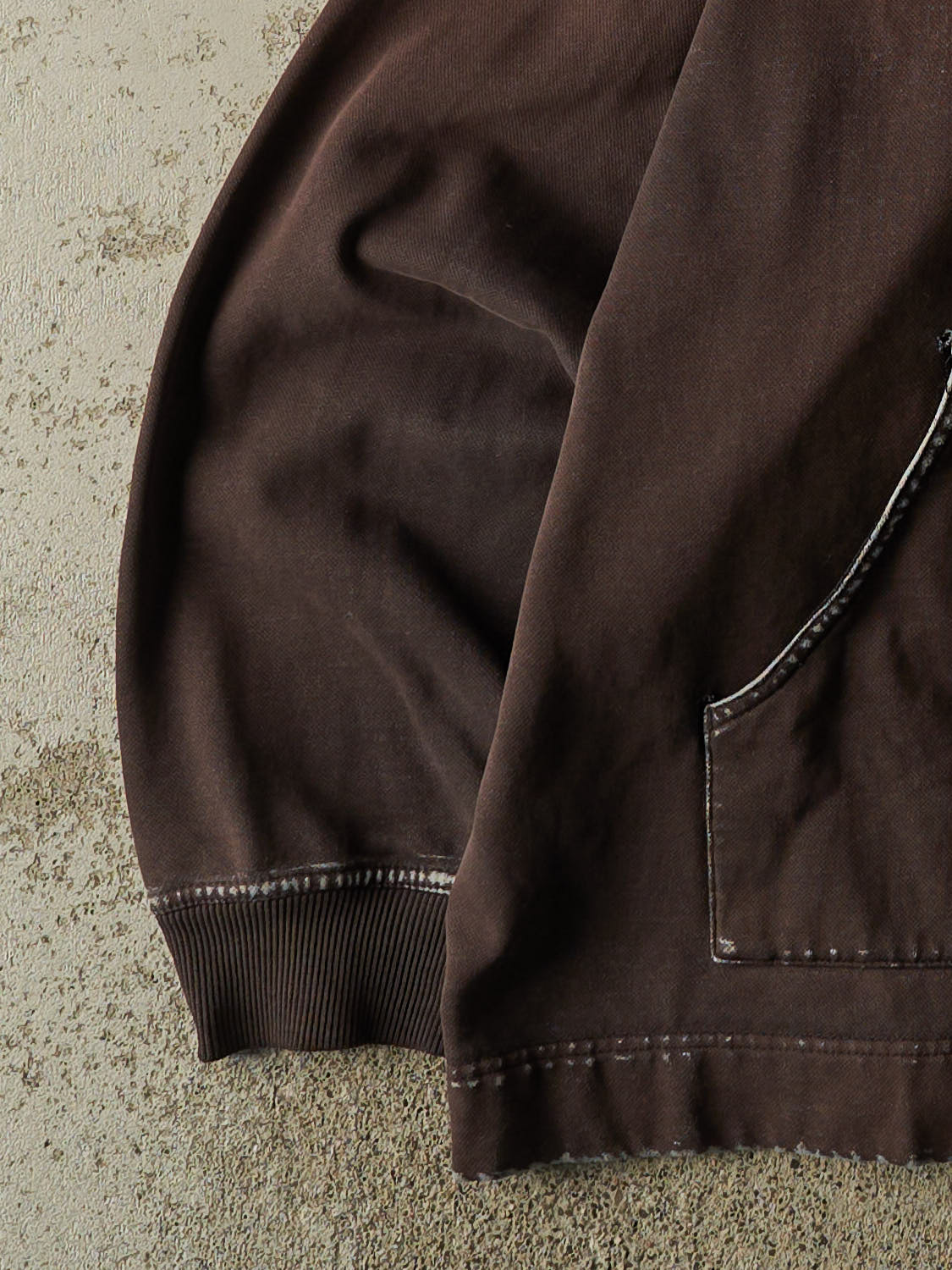 Vintage 90s Sun Faded Black Reebok Embroidered Hoodie (L/XL)