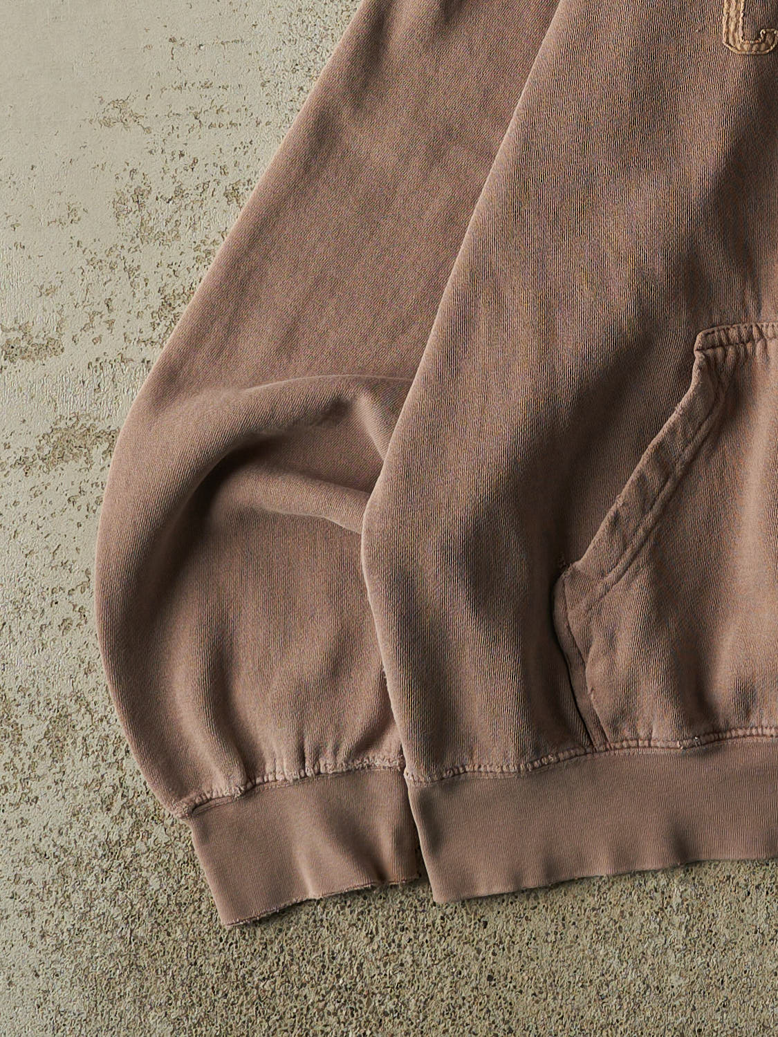 Vintage 90s Washed Brown Fargo Jet Center Hoodie (M/L)
