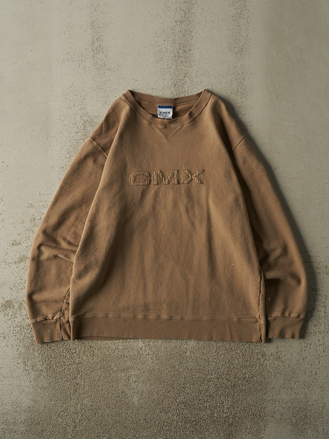 Vintage 90s Beige Club Monoco CMX Crewneck (XL/XXL)