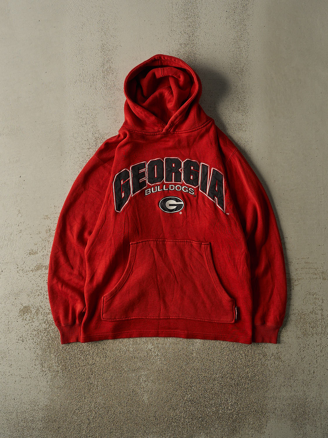 Vintage Y2K Red Georgia Bulldogs Hoodie (XL)