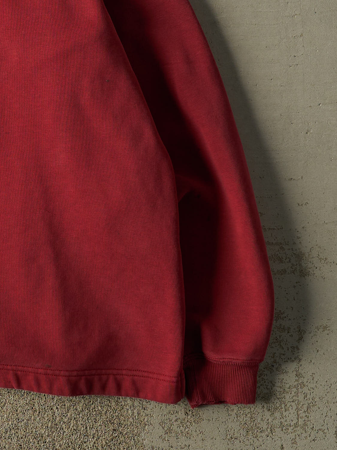 Vintage Y2K Burgundy Carhartt Quarter Zip Sweater (XL/XXL)