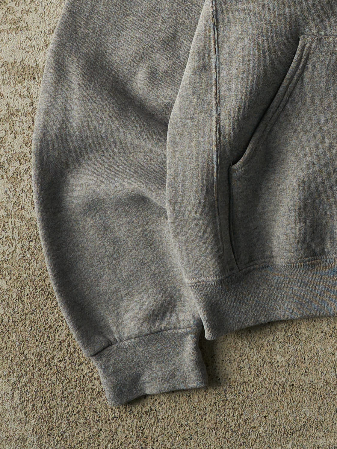 Vintage Y2K Grey Russell Athletic Kennedy Volleyball Hoodie (XS/S)