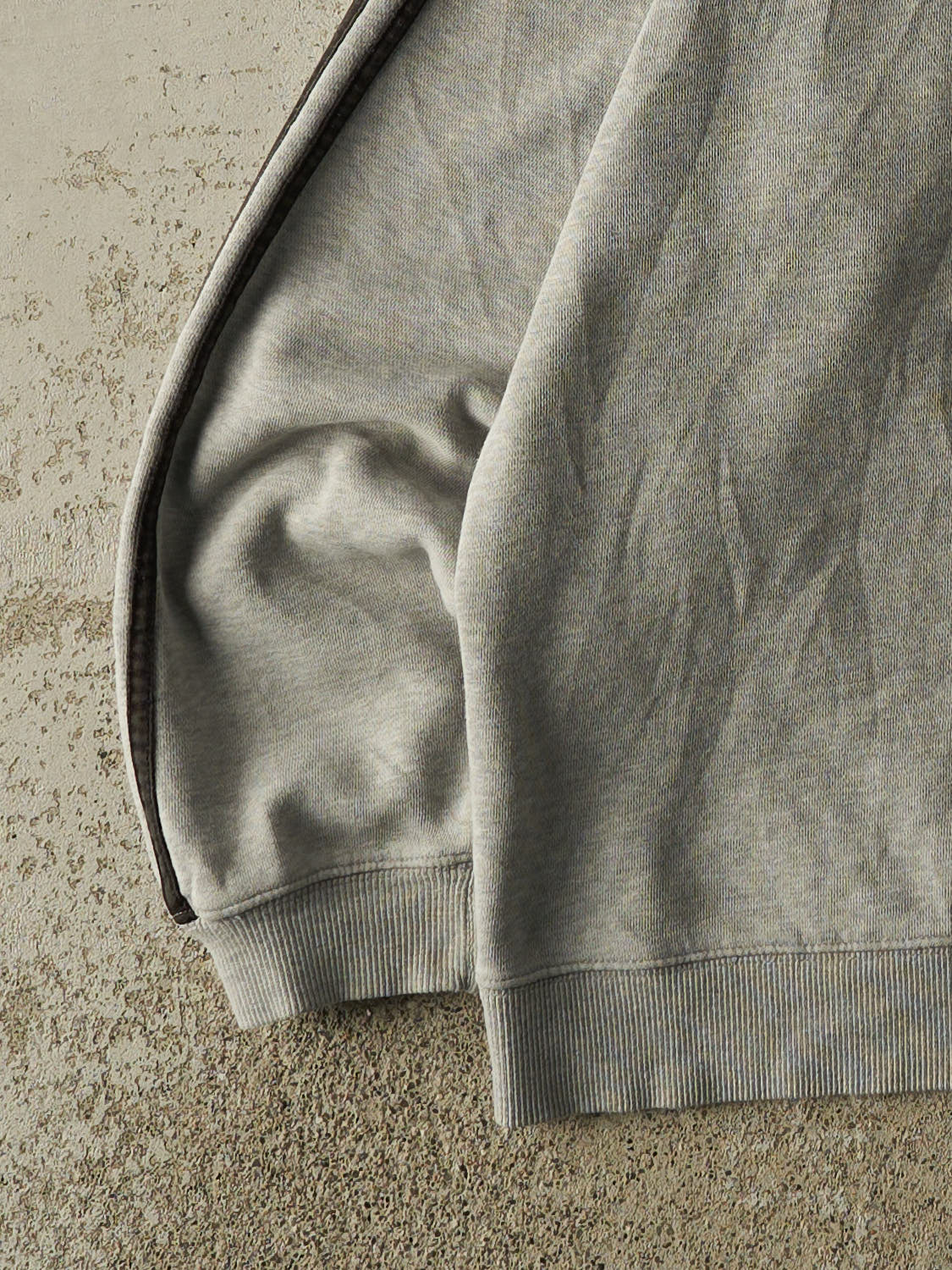 Vintage 90s Heather Grey Adidas Embroidered Crewneck (M)