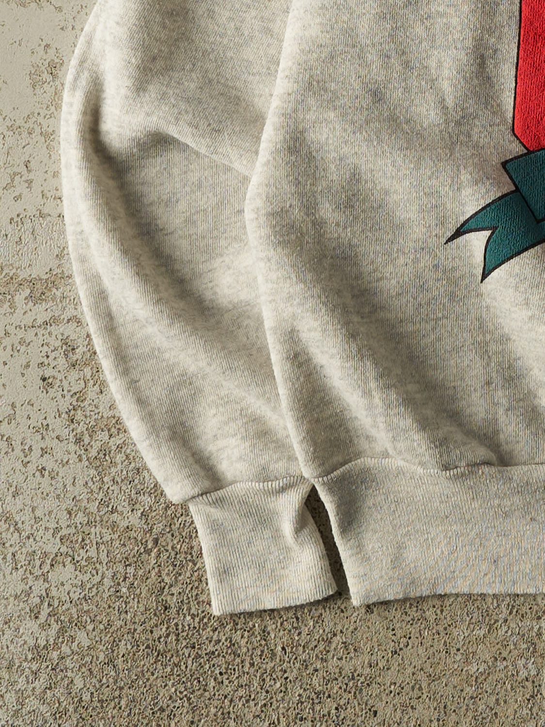 Vintage 80s Heather Grey Stadia Sport Club Crewneck (XS/S)