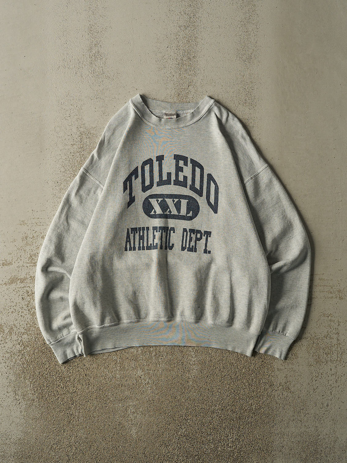 Vintage 90s Heather Grey Toledo University Crewneck (XL)