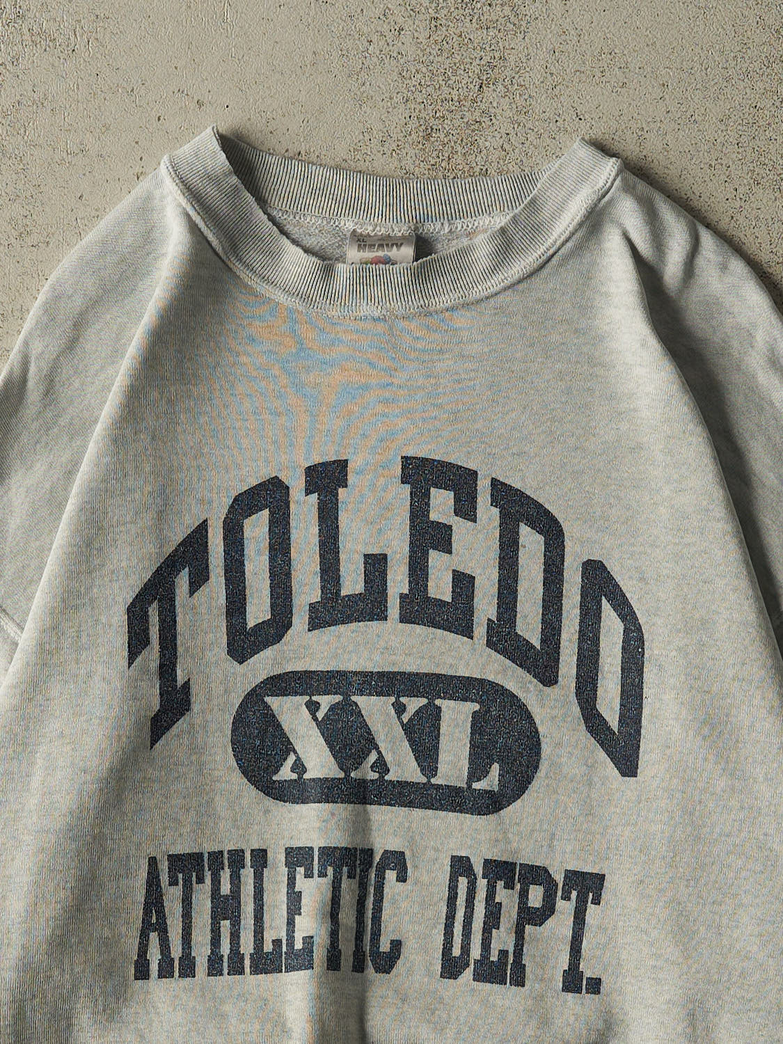 Vintage 90s Heather Grey Toledo University Crewneck (XL)