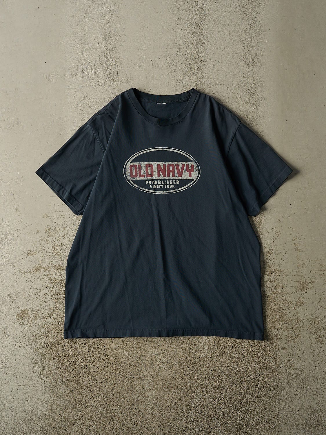 Vintage 90s Navy Blue Old Navy Tee (XL)