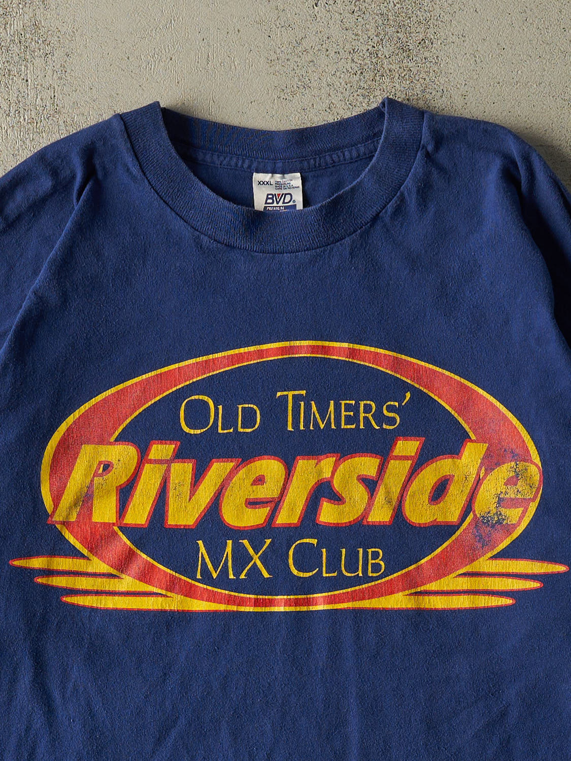 Vintage 90s Blue Riverside Motocross Long Sleeve (XXL)