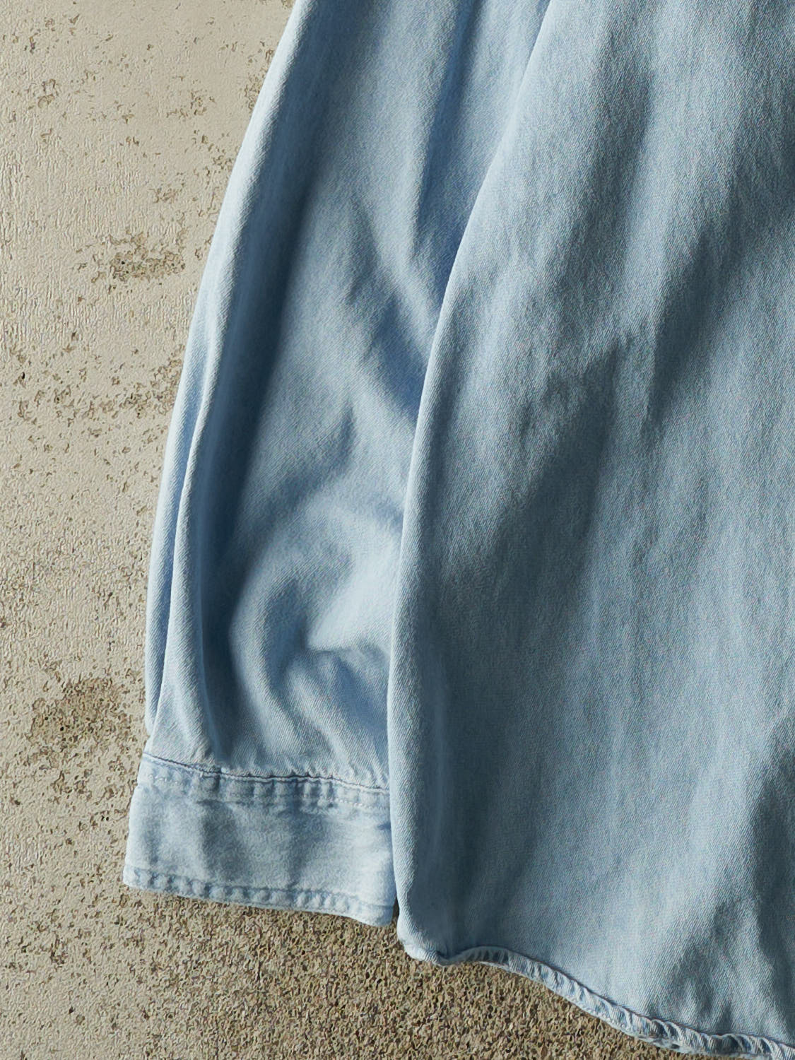 Vintage 90s Light Wash Jeff Gordon Nascar Denim Button Up Long Sleeve (XXL)