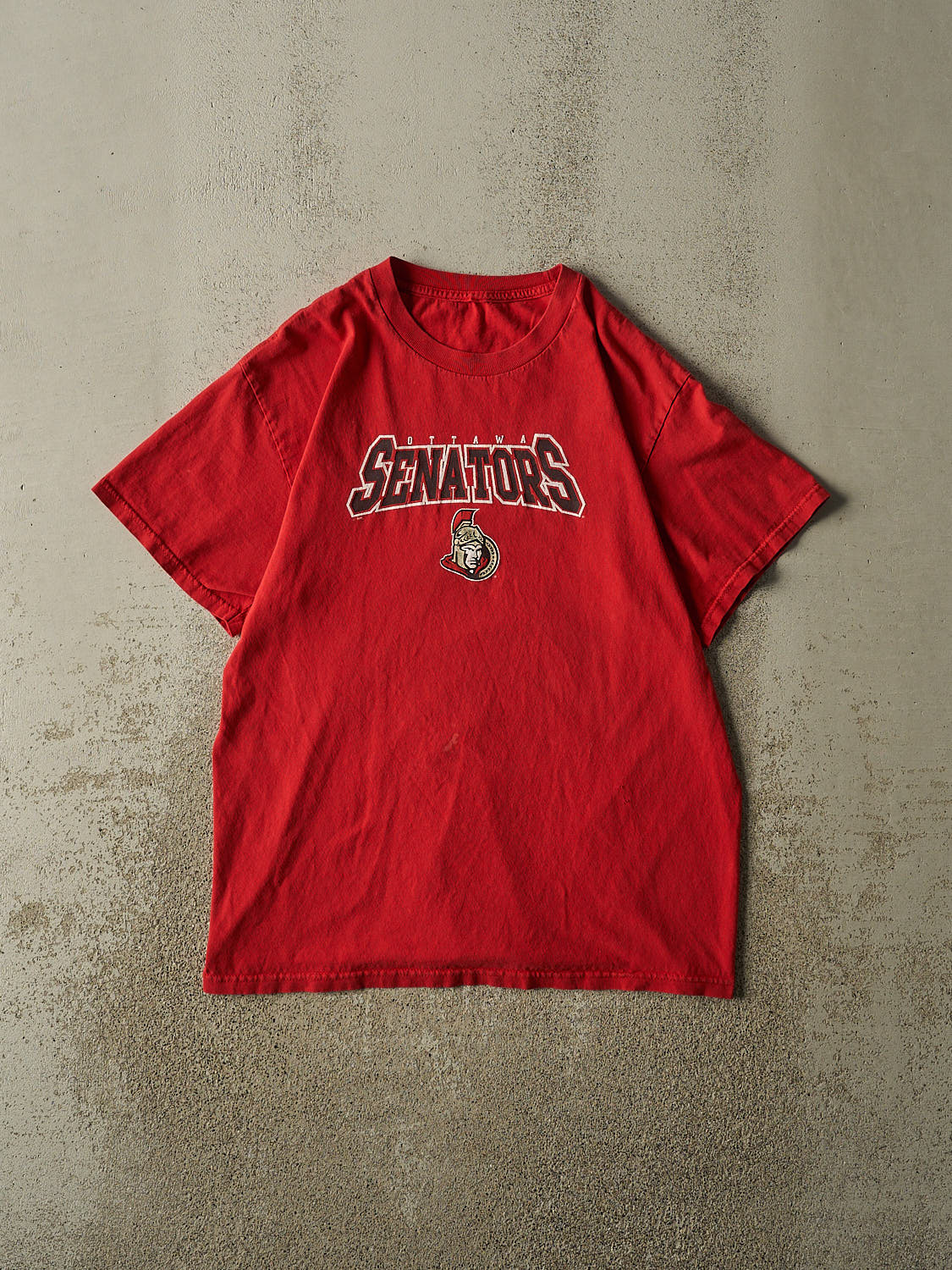 Vintage Y2K Red Ottawa Senators Tee (M/L)
