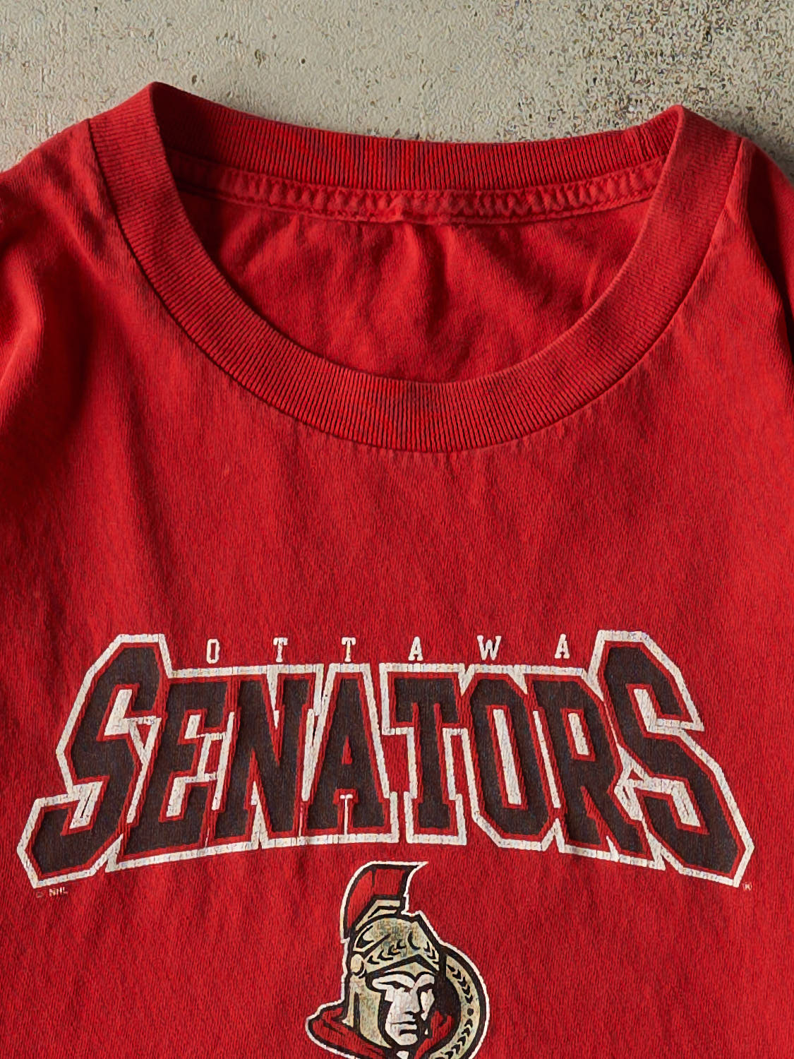 Vintage Y2K Red Ottawa Senators Tee (M/L)