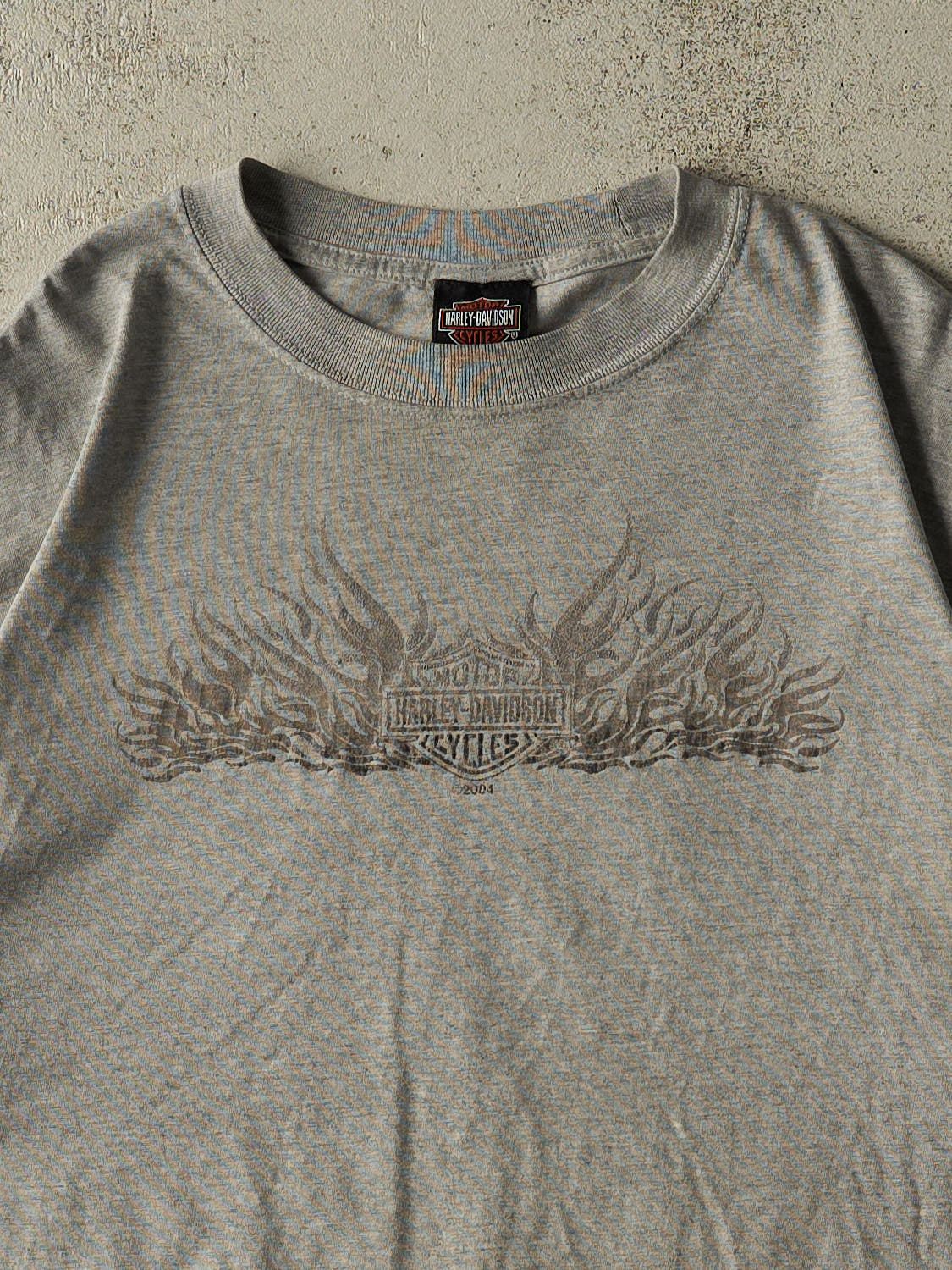 Vintage 04' Grey Harley Davidson Faribault MN Tee (L/XL)