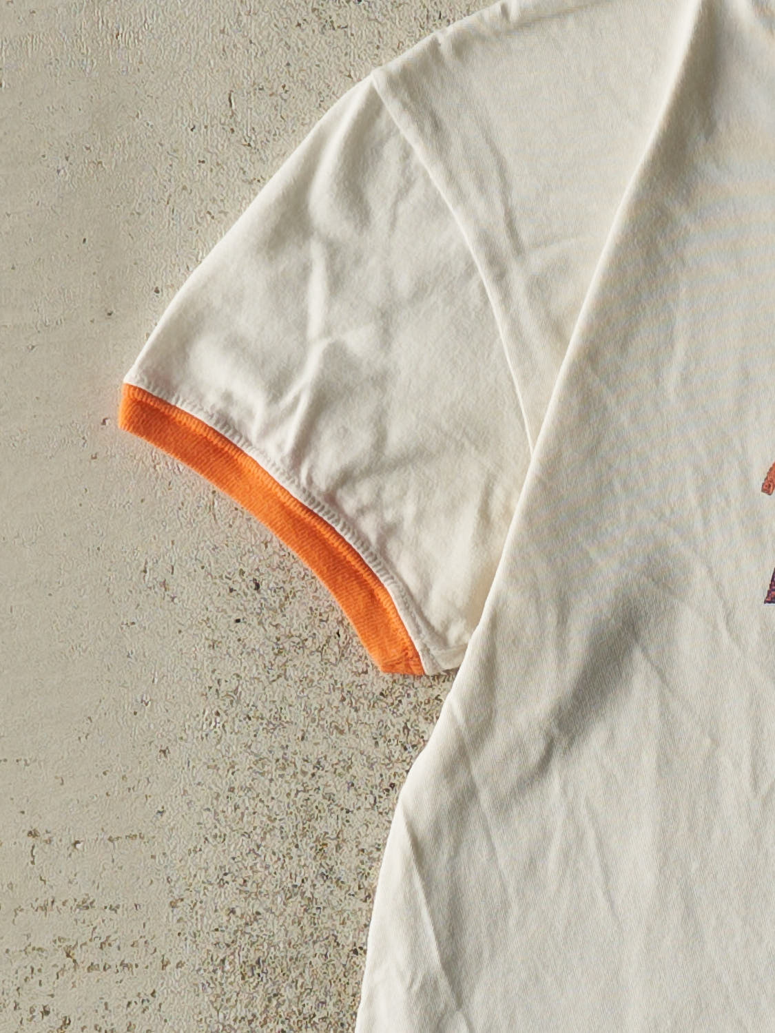 Vintage Y2K White Nike Ringer Tee (XXS/XS)