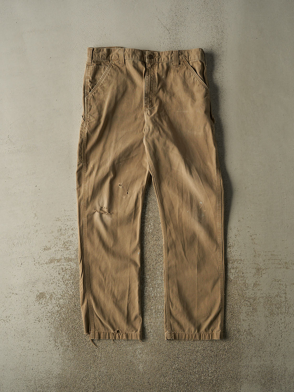Vintage Y2K Beige Carhartt Carpenter Pants (37x33)