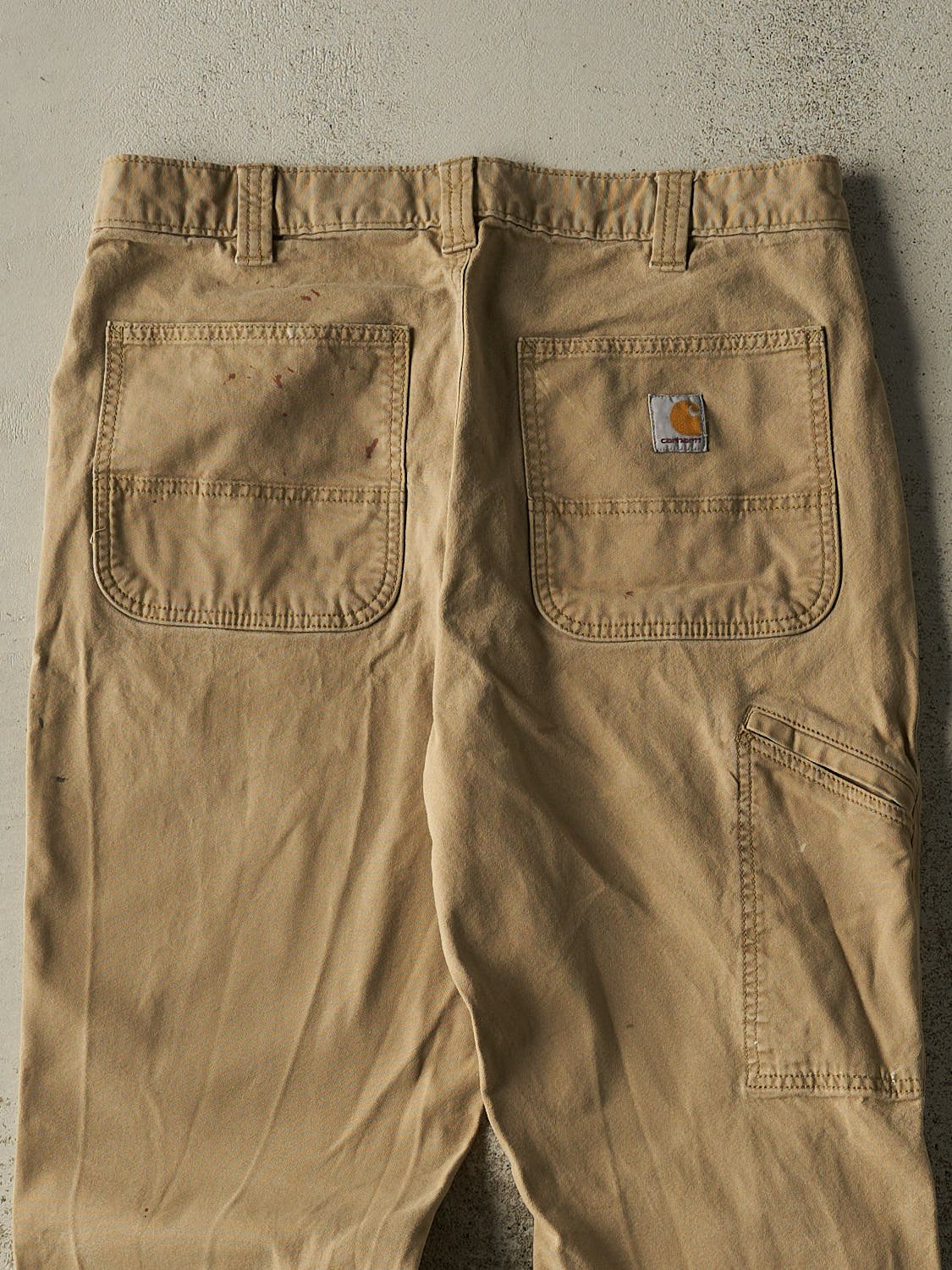 Vintage Y2K Beige Carhartt Work Pants (34x30.5)
