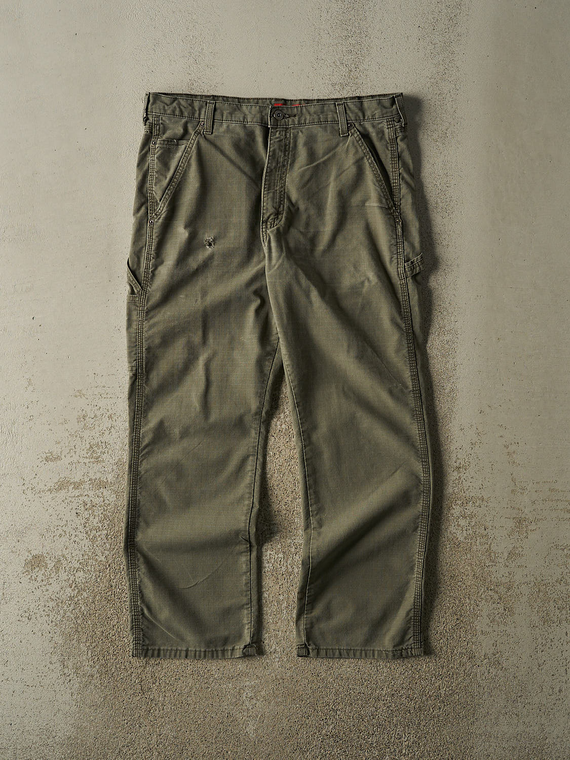 Vintage Y2K Green Dickies Ripstop Carpenter Pants (35x28.5)
