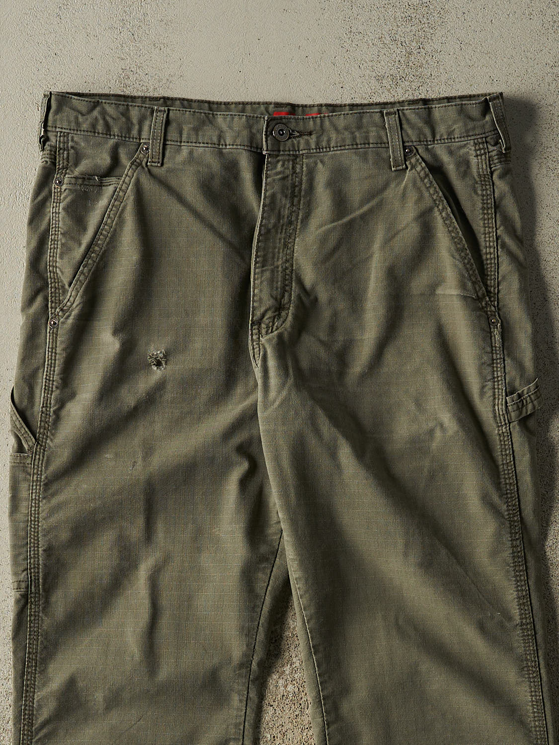Vintage Y2K Green Dickies Ripstop Carpenter Pants (35x28.5)