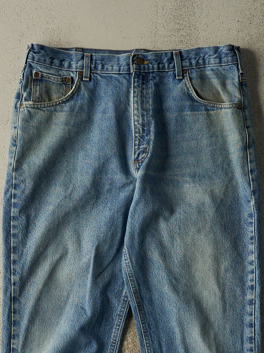 Vintage 90s Light Wash Carhartt Jeans (36x29)