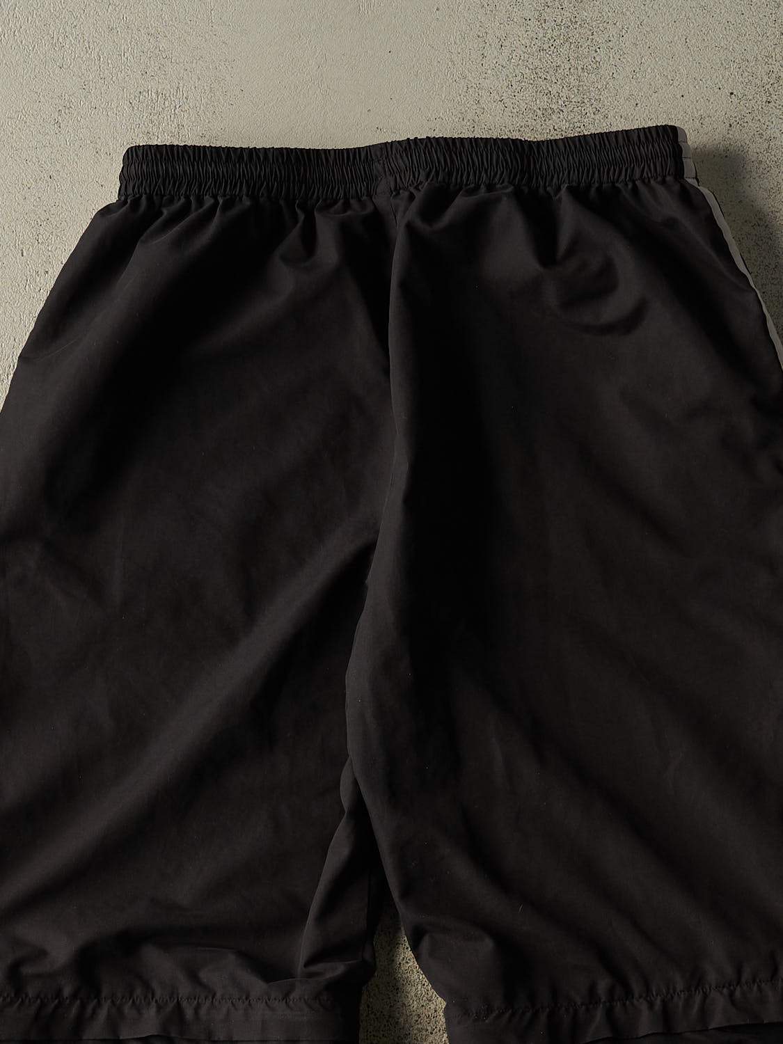 Vintage Y2K Black Striped Zip Off Central Track Pants (32x30)