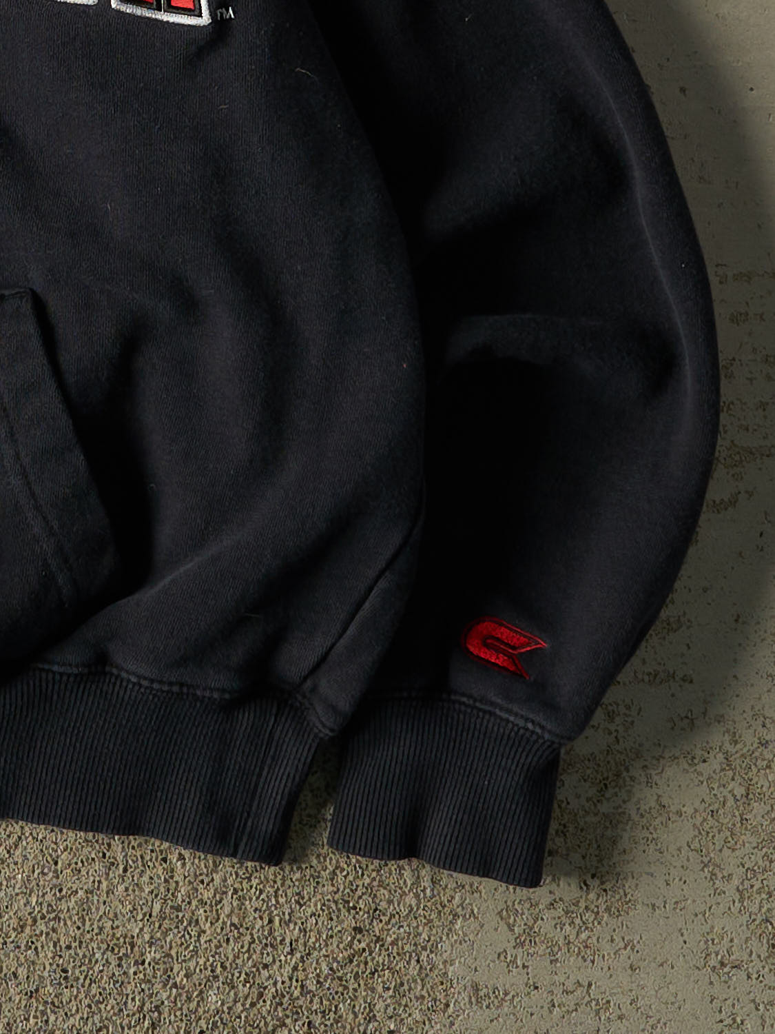 Vintage Y2K Black Texas Tech University Hoodie (XXS/XS)