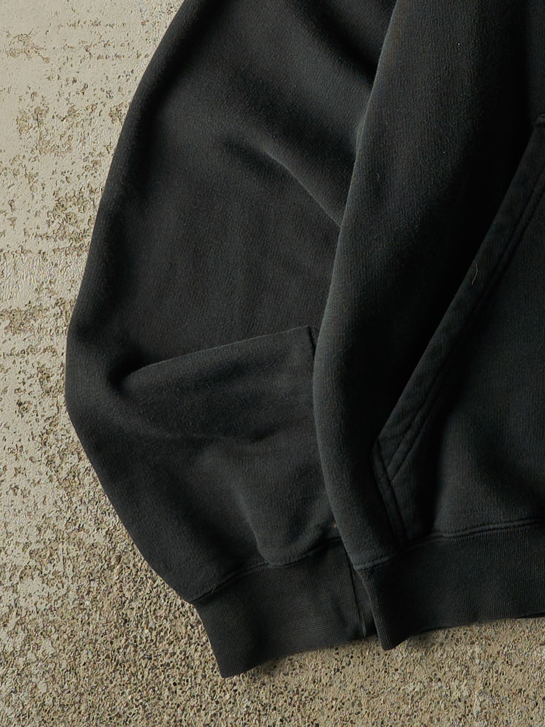 Vintage Y2K Faded Black Nike Embroidered Hoodie (S/M)
