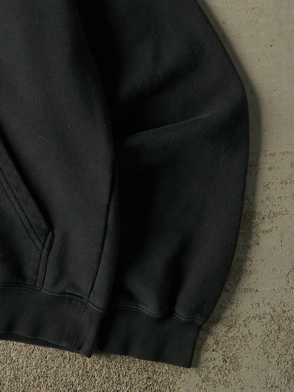 Vintage Y2K Faded Black Nike Embroidered Hoodie (S/M)