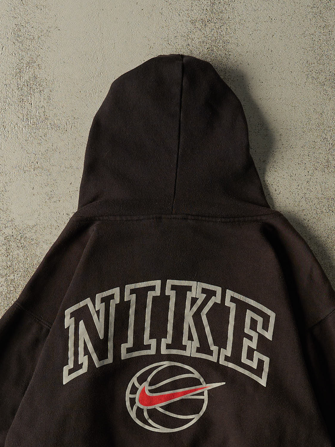 Vintage 90s Black Nike Basketball Hoodie (S/M)